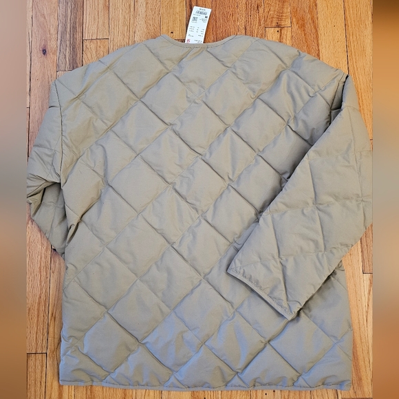 Uniqlo Pufftech Beige Relaxed Quilted Jacket (M) - Picture 2 of 6